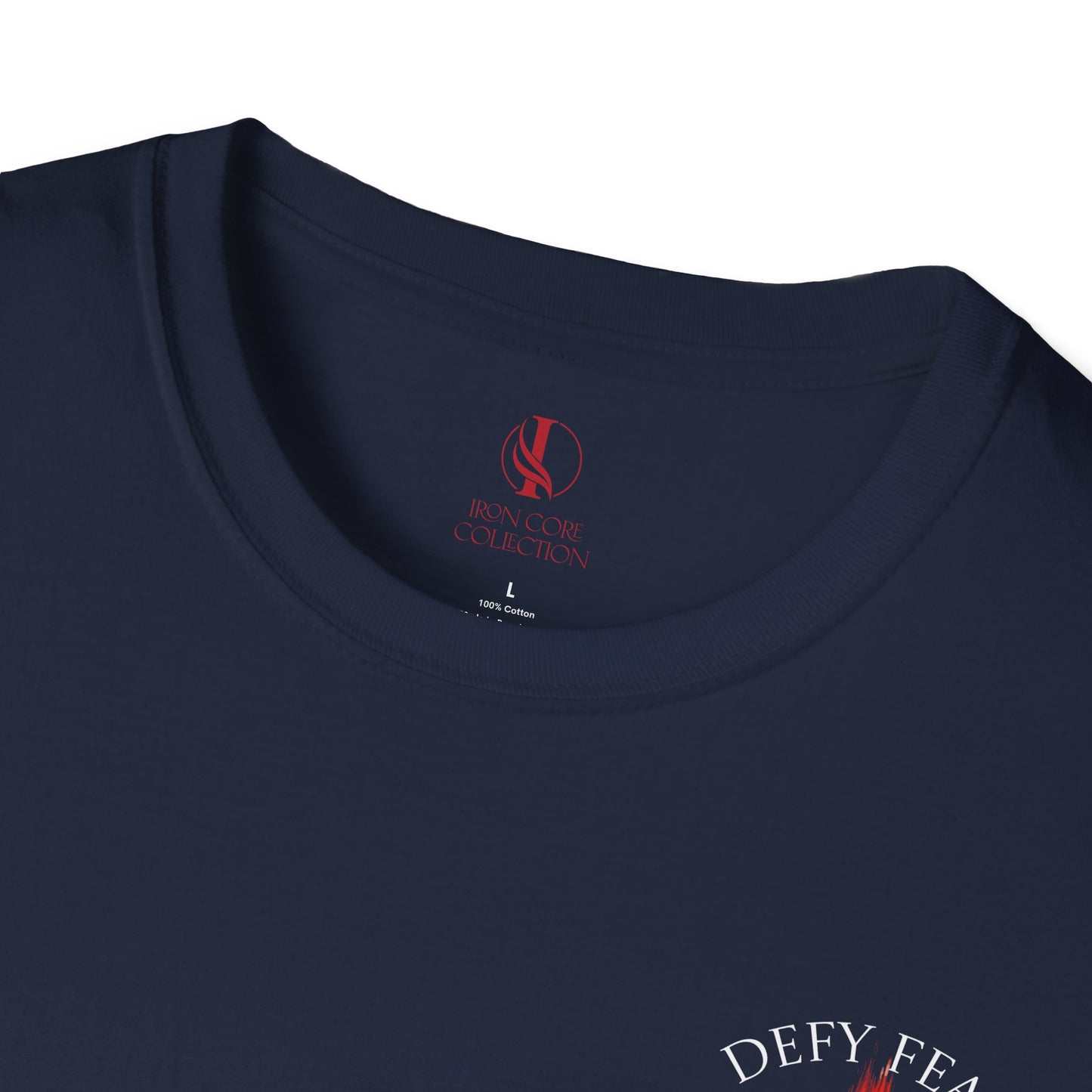 Unisex Softstyle T-Shirt with 'Defy Fear' Design – Embrace Your Bold Spirit