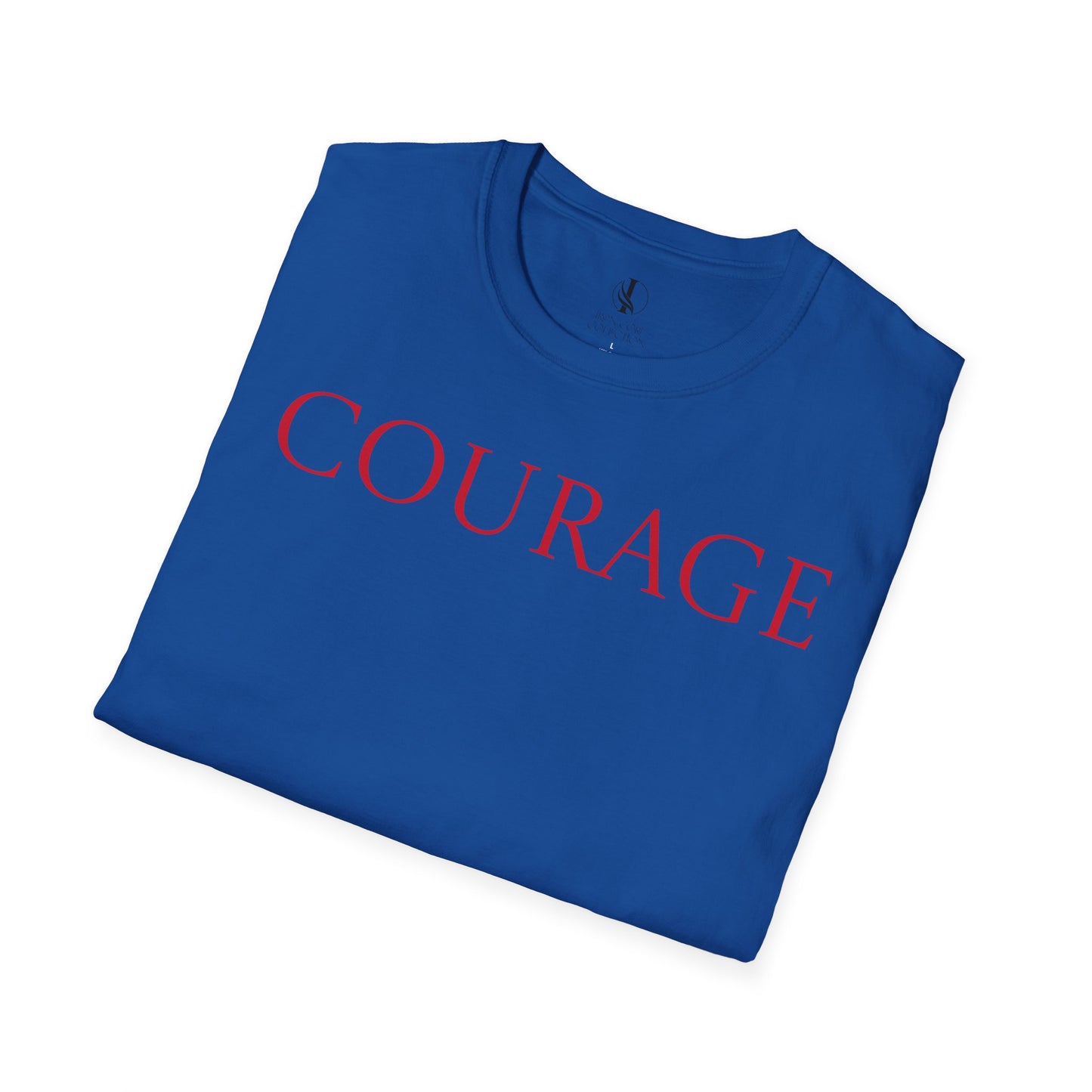 Copy of Courage Lion Unisex Softstyle T-Shirt - Inspiring Graphic Tee for Motivational Moments