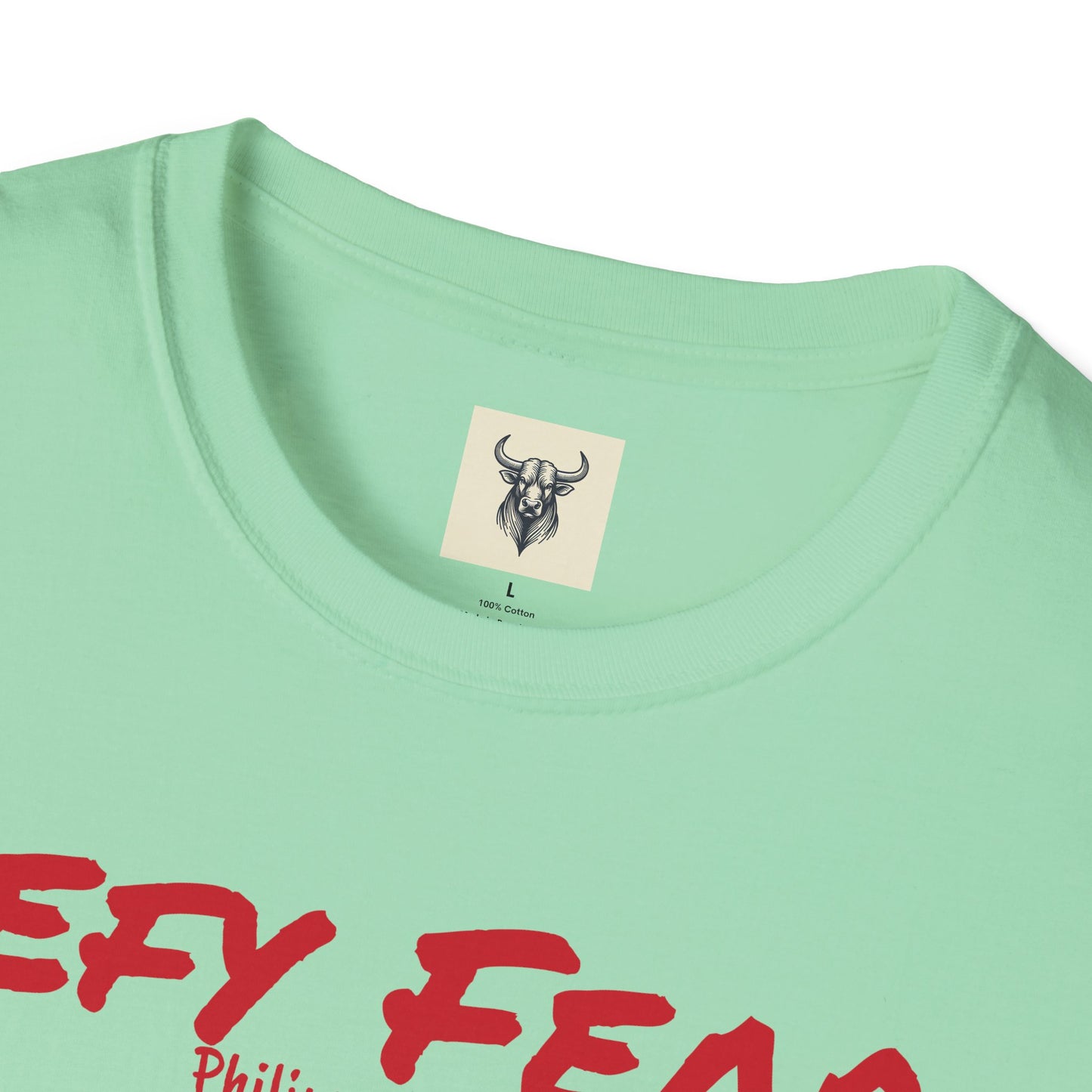 Inspirational Unisex Softstyle T-Shirt - "Defy Fear" Design