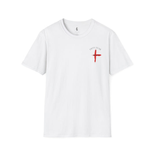 Unisex Softstyle T-Shirt with 'Defy Fear' Design – Embrace Your Bold Spirit