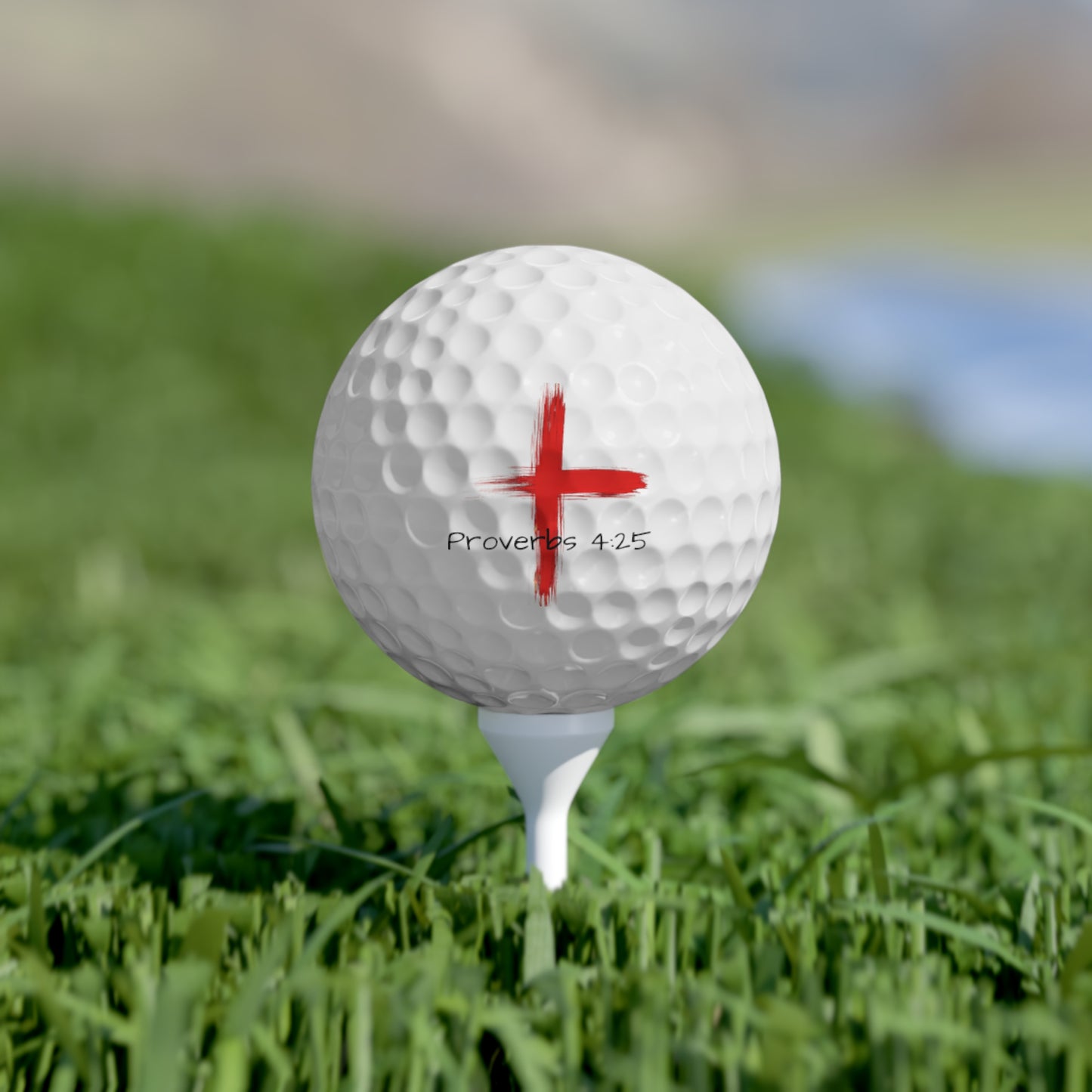 Faith-Inspired Golf Balls | Proverbs 4:25 | Golf Gifts, Christian Sports Gifts, Personalized Golf Balls, Golf Accessories, Unique Gifts