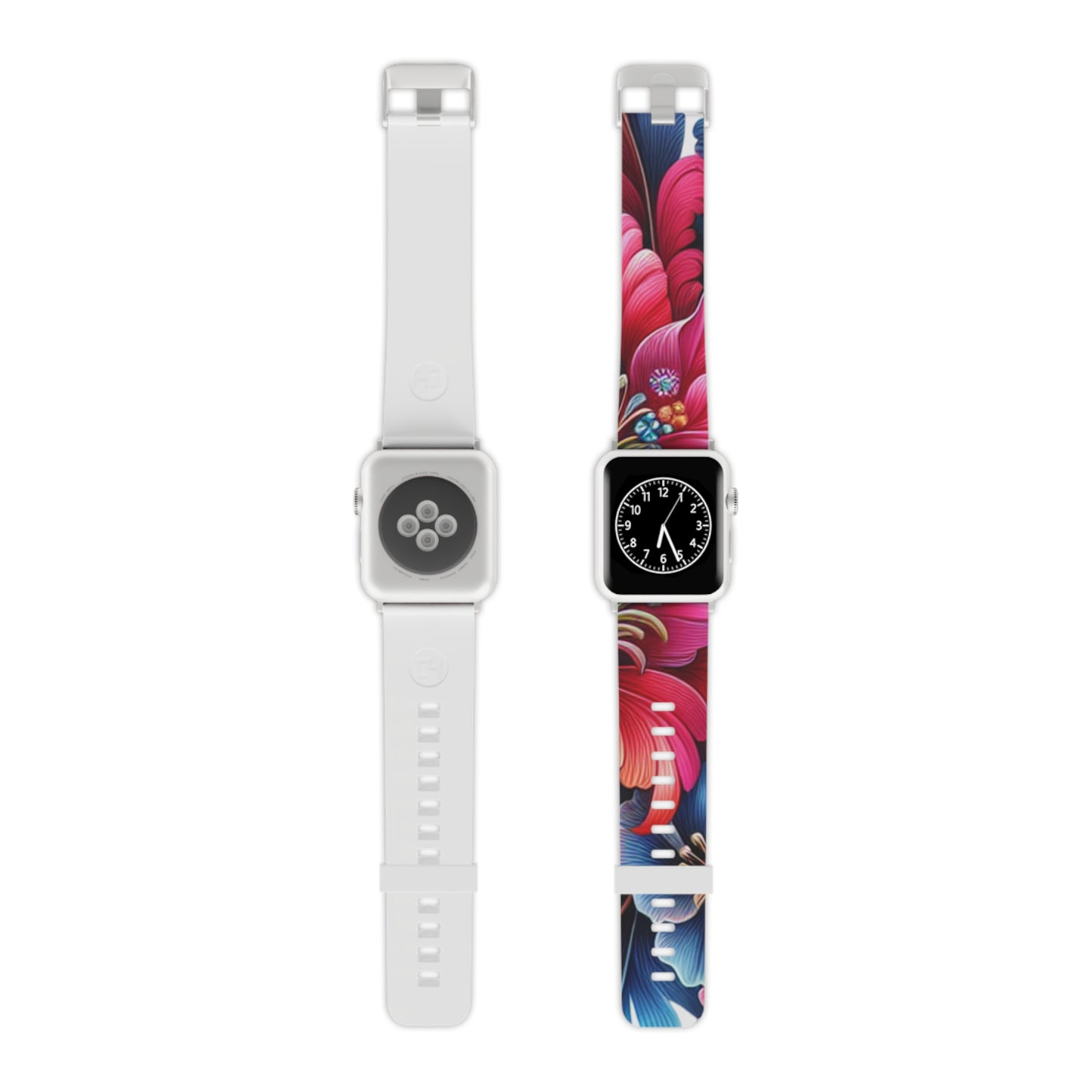 Floral Watch Band for Apple Watch | Vibrant Design, Women’s Accessory, Gift Idea for Her, Fitness Tracker Bracelet, Spring Style