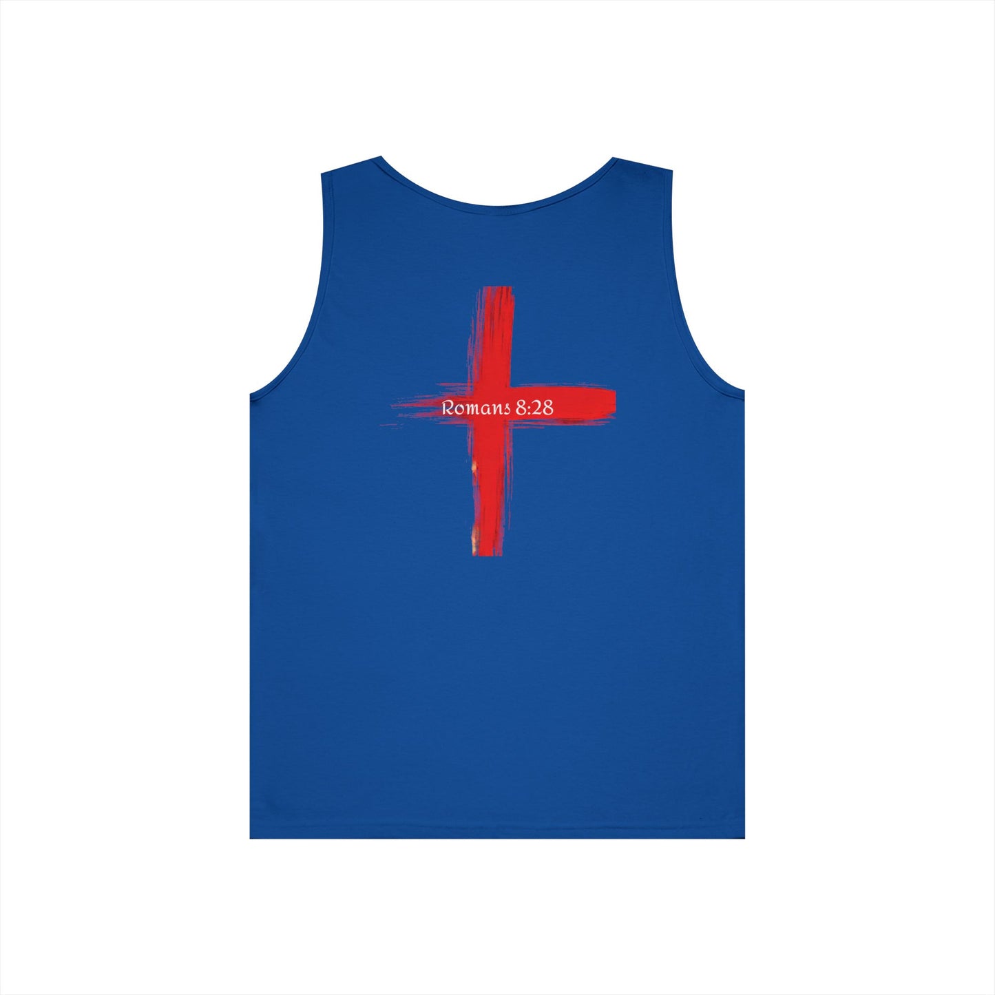 Inspirational Unisex Heavy Cotton Tank Top - "Turning Setbacks Into Comebacks"