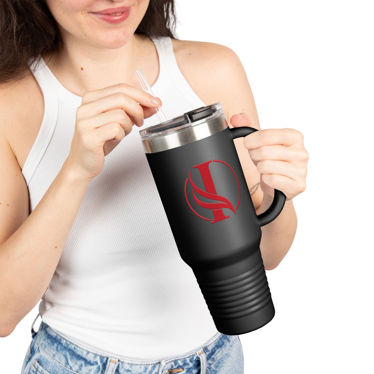 Challenge negativity Insulated Travel Mug, 40oz