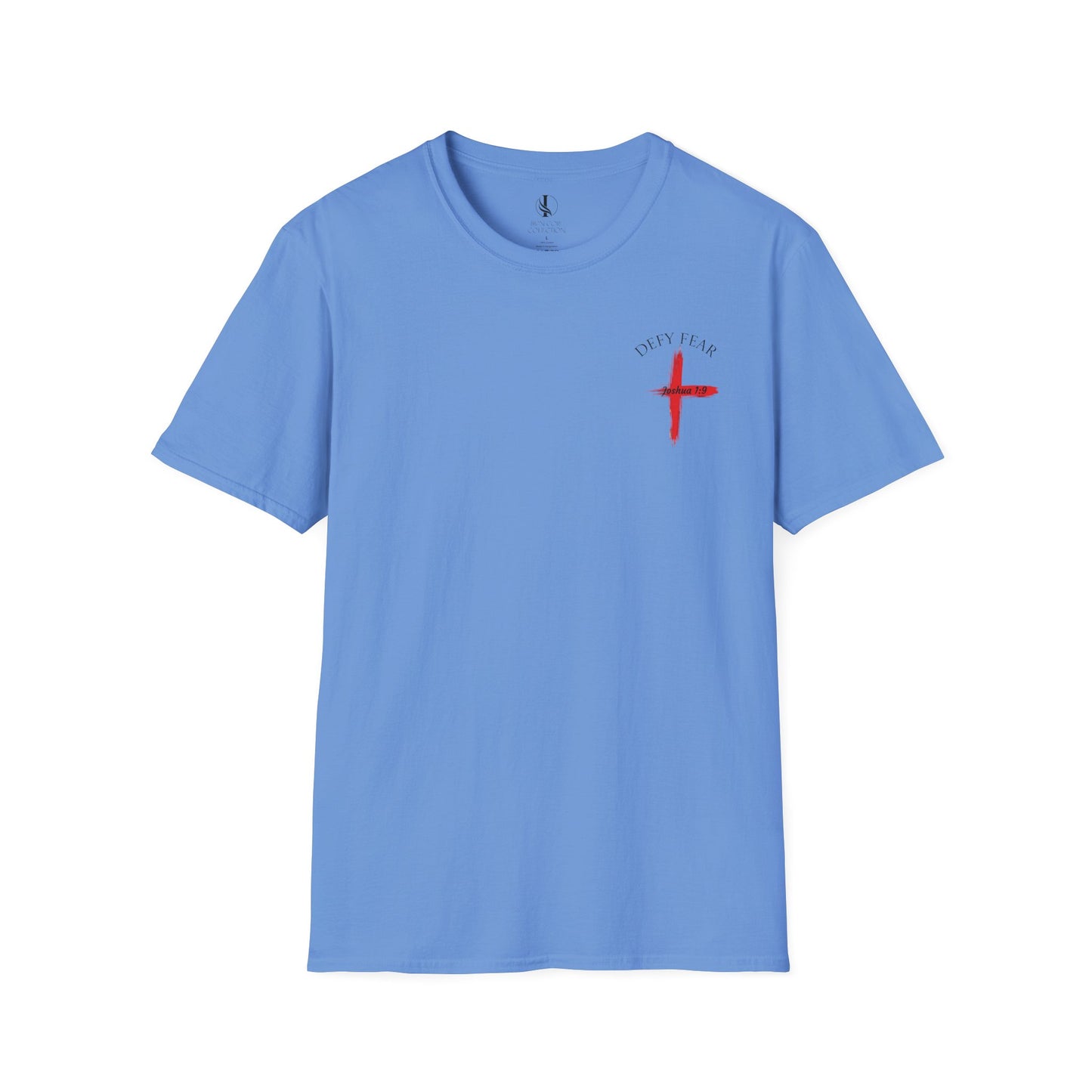 Unisex Softstyle T-Shirt with 'Defy Fear' Design – Embrace Your Bold Spirit