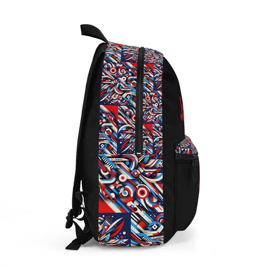 Personalized Artistic Backpack - Trendy Bag for Students, School, Travel, Gifts, Unique Style