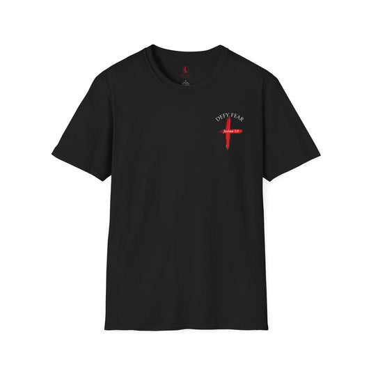 Unisex Softstyle T-Shirt with 'Defy Fear' Design – Embrace Your Bold Spirit