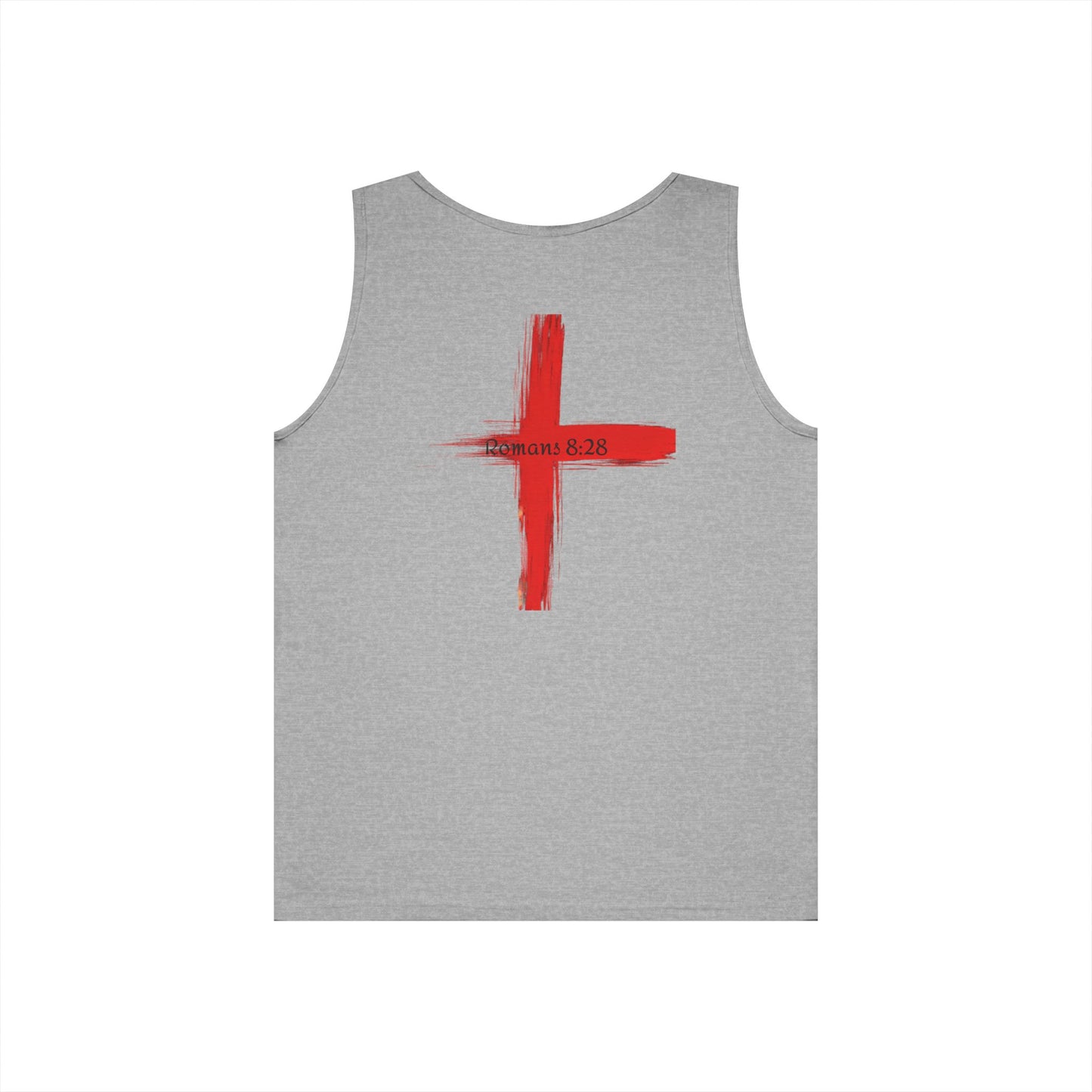 Inspirational Unisex Heavy Cotton Tank Top - "Turning Setbacks Into Comebacks"