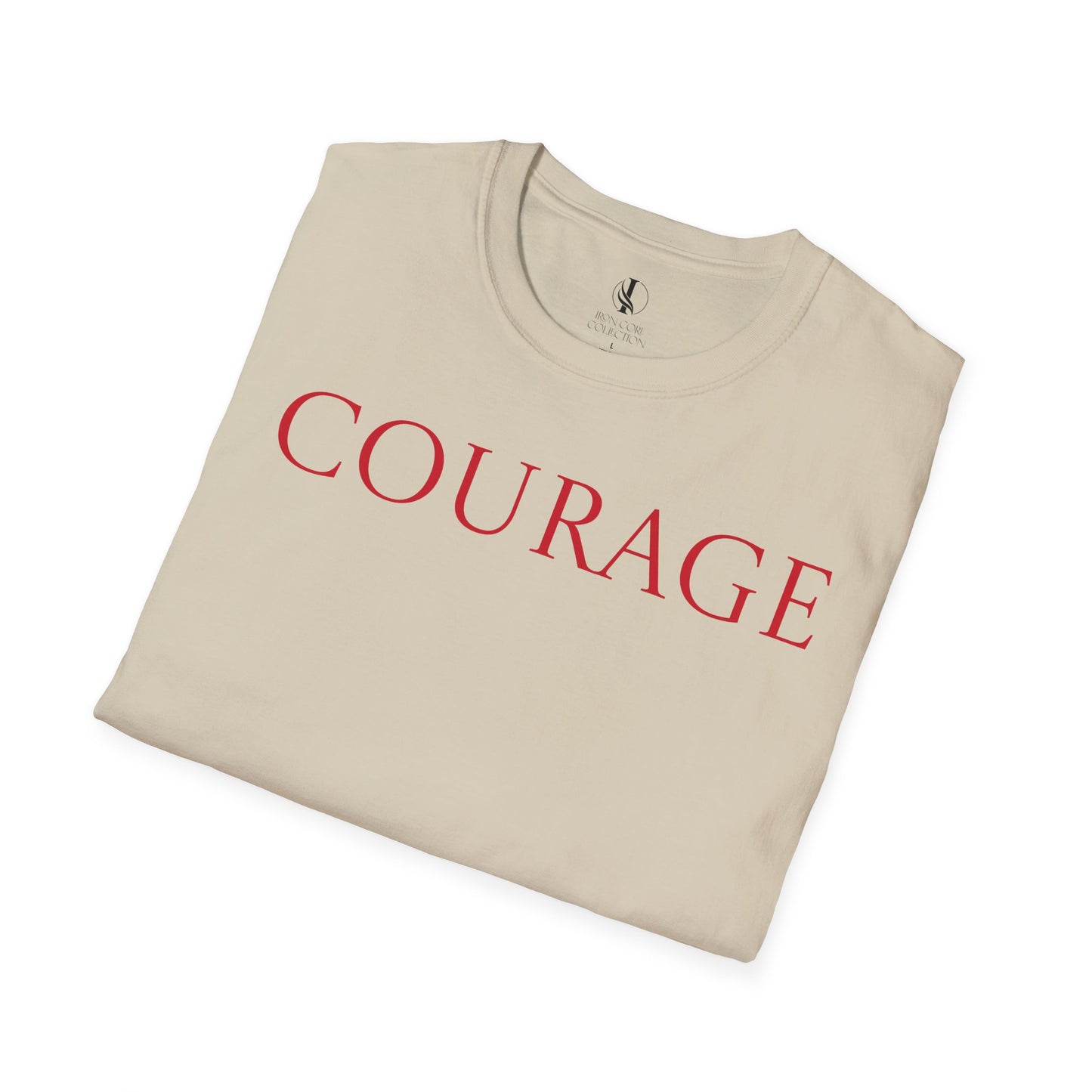 Copy of Courage Lion Unisex Softstyle T-Shirt - Inspiring Graphic Tee for Motivational Moments