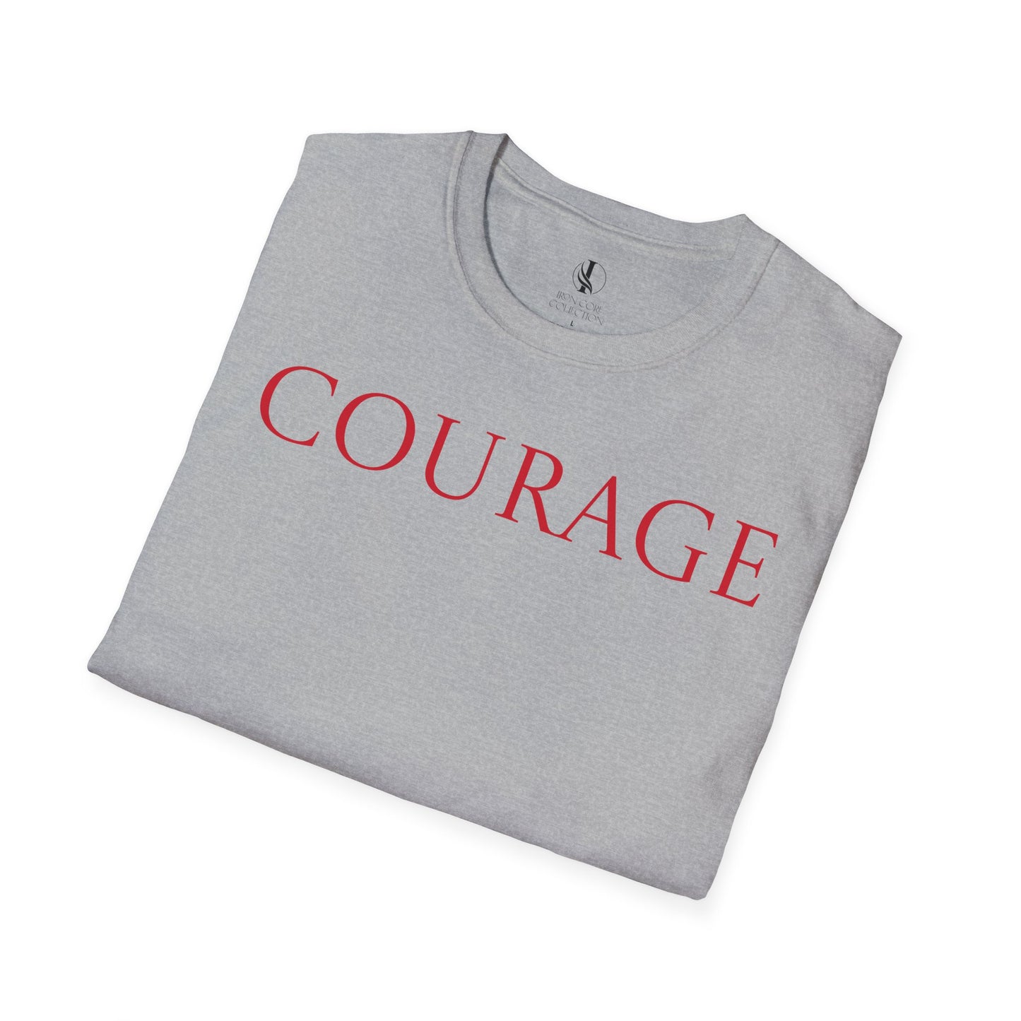 Copy of Courage Lion Unisex Softstyle T-Shirt - Inspiring Graphic Tee for Motivational Moments