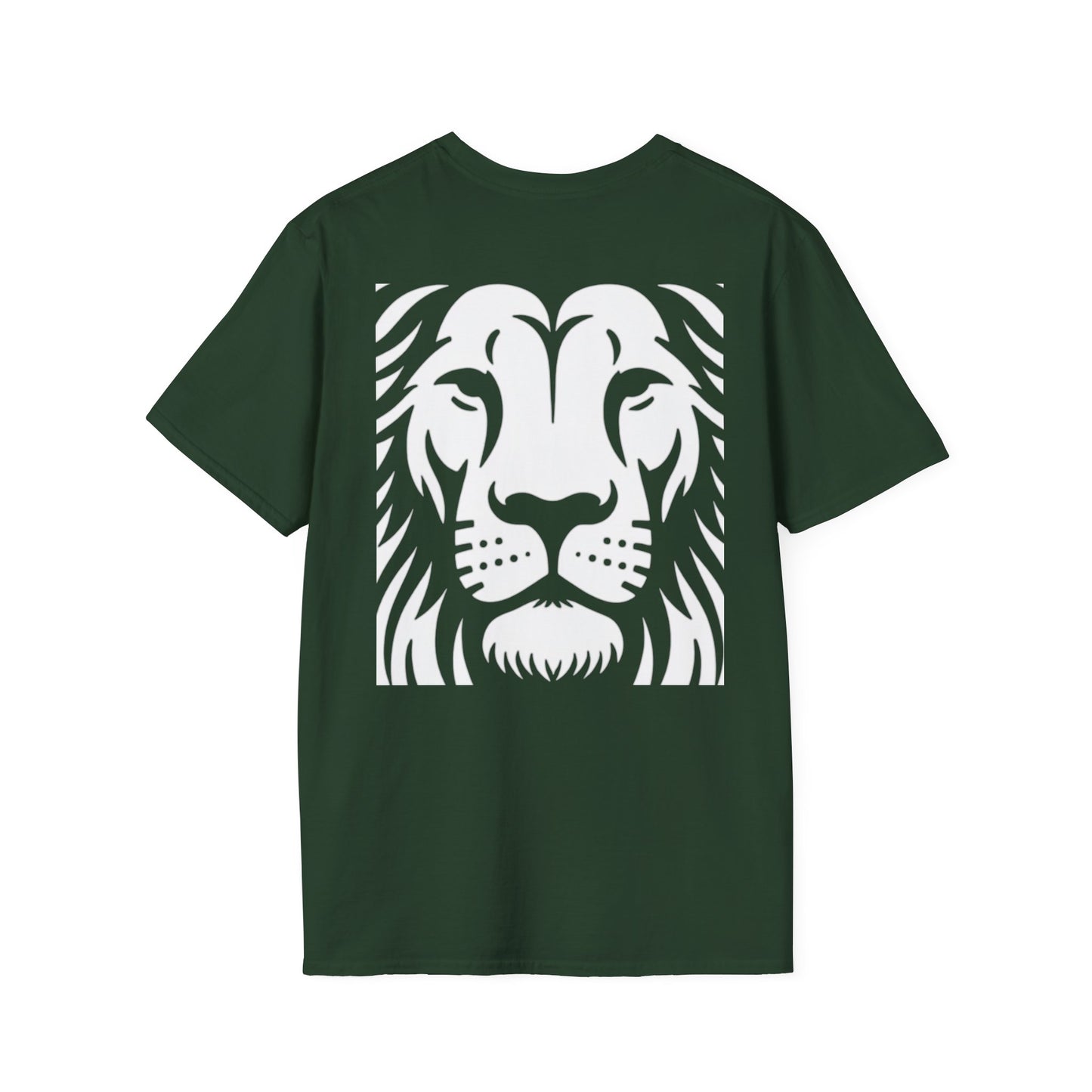 Copy of Courage Lion Unisex Softstyle T-Shirt - Inspiring Graphic Tee for Motivational Moments