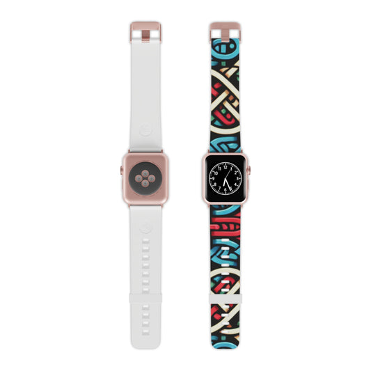 Colorful Apple Watch Band, Unique Watch Strap, Fashion Wristband, Vibrant Accessory, Perfect for Holidays & Gifts