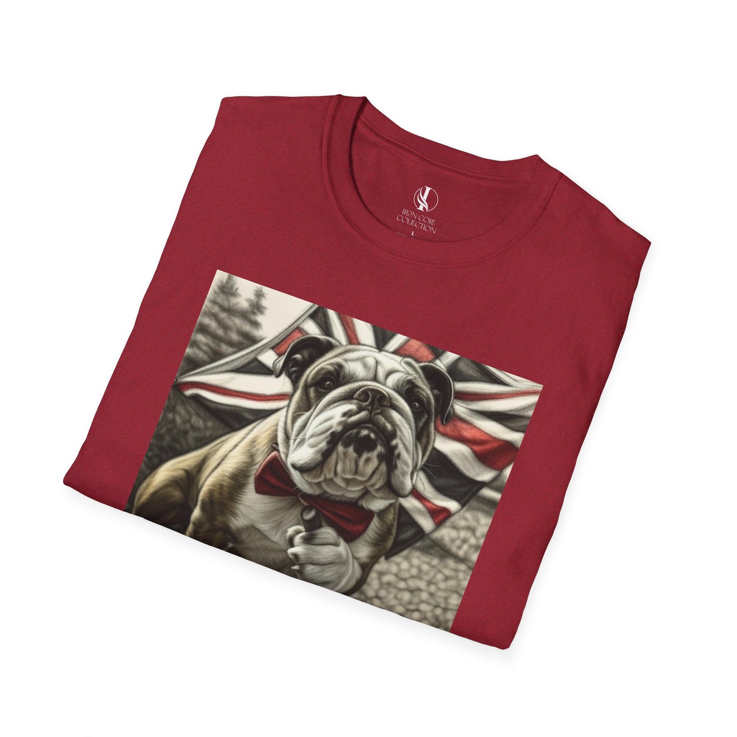 Winston Churchill Bulldog T-Shirt - Softstyle Quote Tee