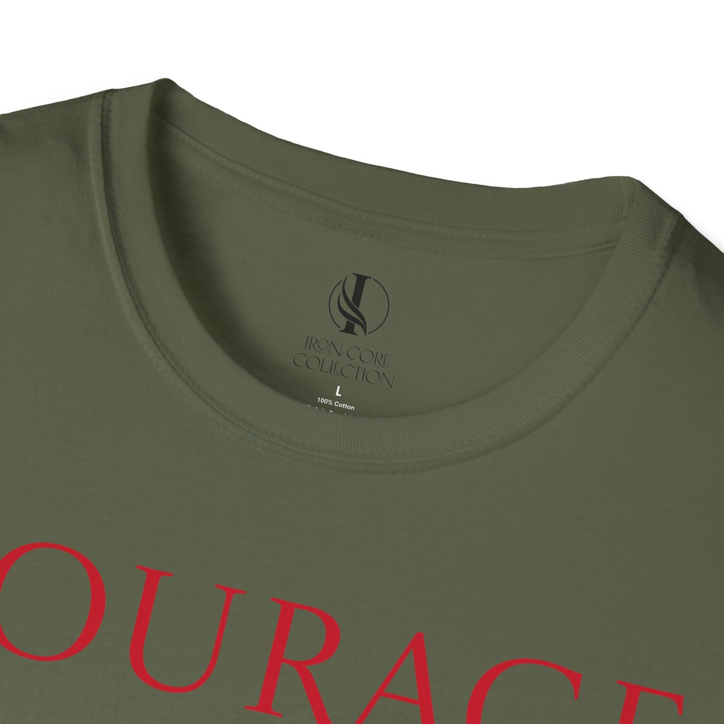 Copy of Courage Lion Unisex Softstyle T-Shirt - Inspiring Graphic Tee for Motivational Moments