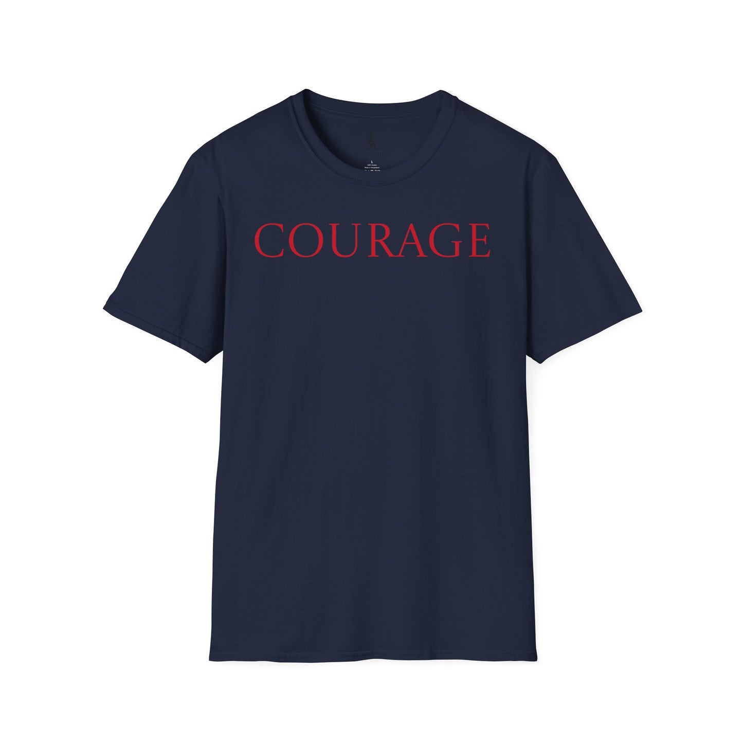Copy of Courage Lion Unisex Softstyle T-Shirt - Inspiring Graphic Tee for Motivational Moments