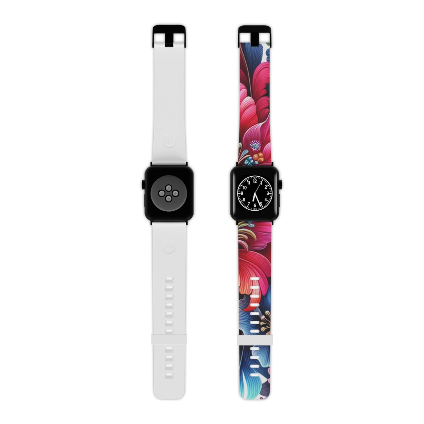 Floral Watch Band for Apple Watch | Vibrant Design, Women’s Accessory, Gift Idea for Her, Fitness Tracker Bracelet, Spring Style