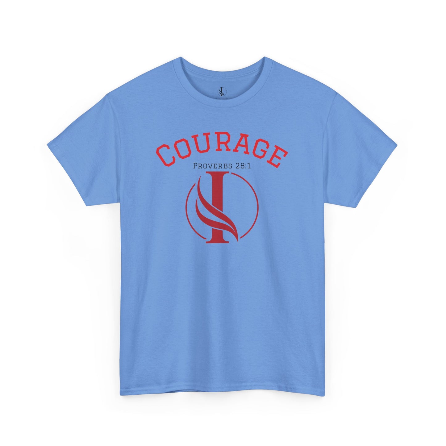 Proverbs Courage Lion Unisex Heavy Cotton Tee