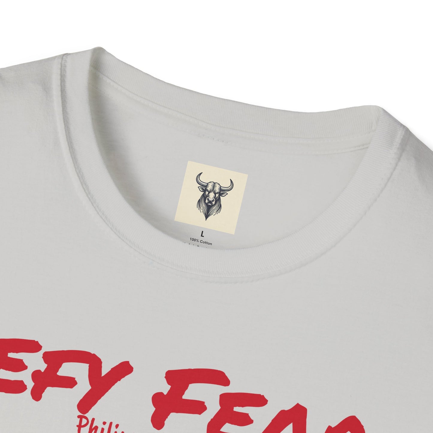Inspirational Unisex Softstyle T-Shirt - "Defy Fear" Design