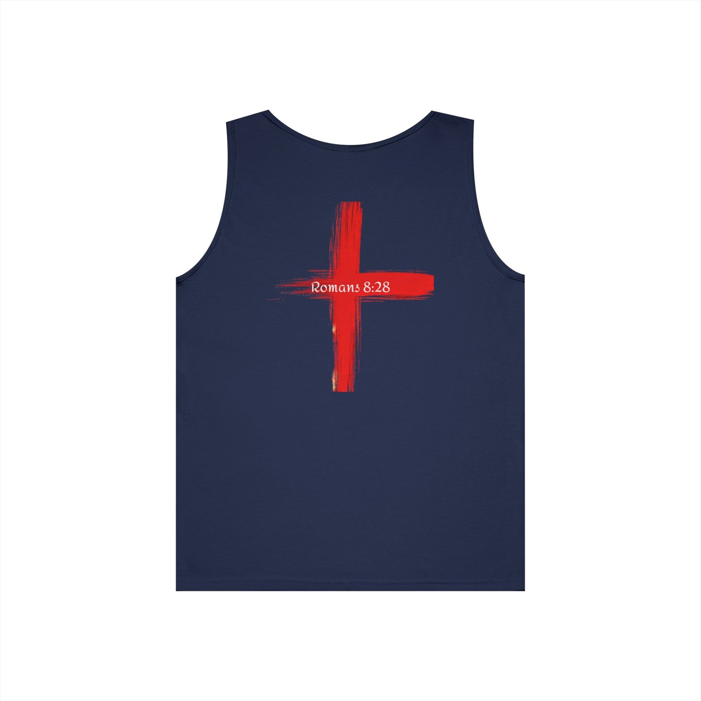 Inspirational Unisex Heavy Cotton Tank Top - "Turning Setbacks Into Comebacks"
